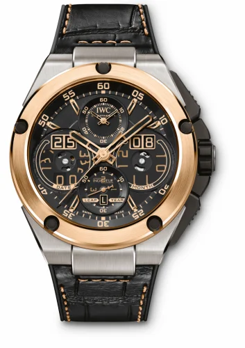 IWC Ingenieur Perpetual Calendar Digital Date-Month Titanium / Red Gold IW3792-03 (IW379203)